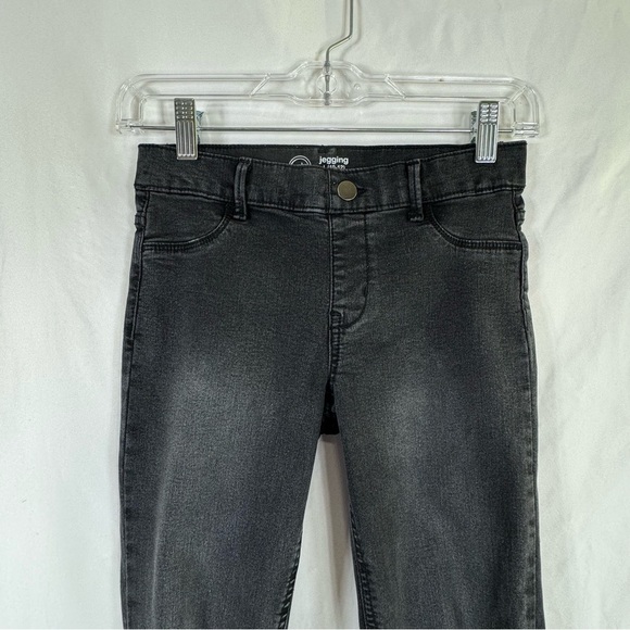 Wonder Nation Girls Distressed Faded Black Jeggings - Picture 2 of 7